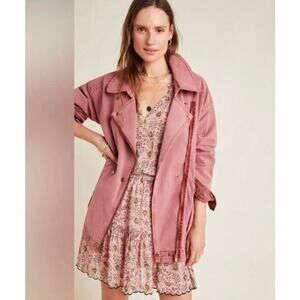 Anthropologie relaxed moto jacket